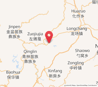 Map of Zhuchang, Guizhou