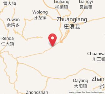 Map of Zhudian, Gansu