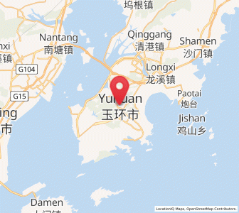 Map of Zhugang, Zhejiang