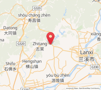 Map of Zhuge, Zhejiang