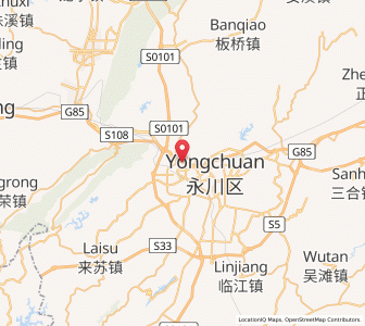 Map of Zhuhai, Chongqing