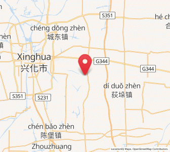 Map of Zhuhong, Jiangsu