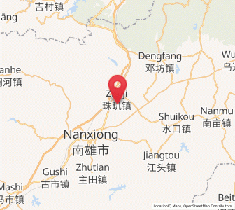 Map of Zhuji, Guangdong