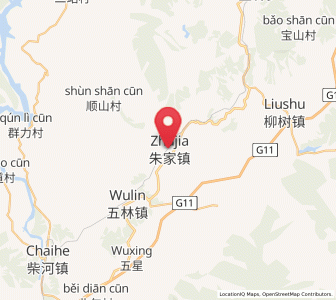 Map of Zhujia, Heilongjiang