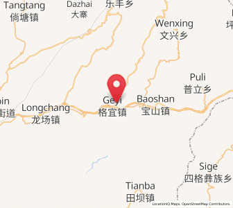 Map of Zhujiacun, Yunnan