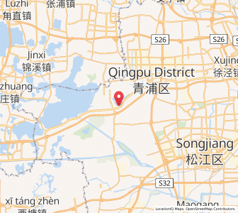 Map of Zhujiajiao, Shanghai