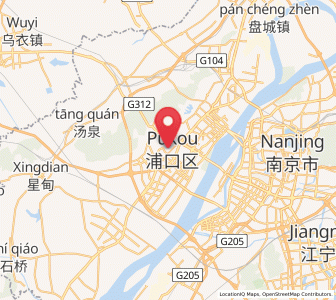 Map of Zhujiang, Jiangsu