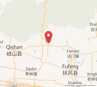 Map of Zhujiazhuang, Shaanxi