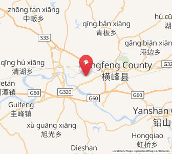 Map of Zhukeng, Jiangxi