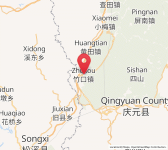 Map of Zhukou, Zhejiang