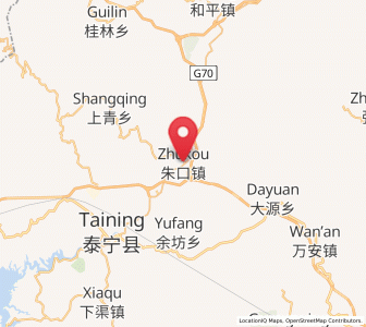 Map of Zhukou, Fujian