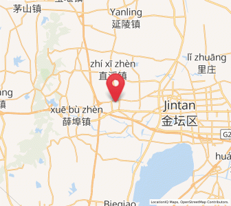 Map of Zhulin, Jiangsu
