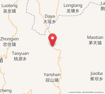 Map of Zhuoshui, Guizhou