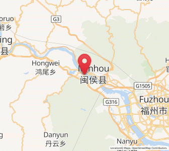 Map of Zhuqi, Fujian