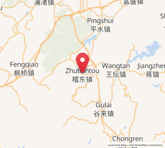 Map of Zhutiantou, Zhejiang