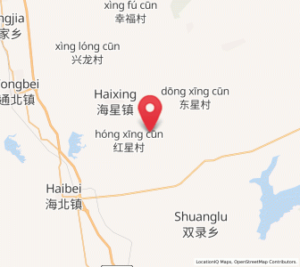 Map of Zhuxing Chaoxianzu, Heilongjiang