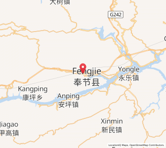 Map of Zhuyi, Chongqing