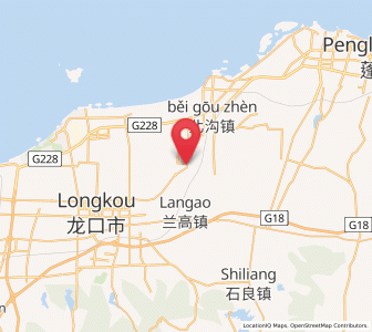 Map of Zhuyouguan, Shandong