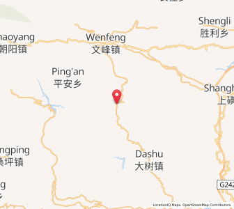 Map of Zhuyuan, Chongqing