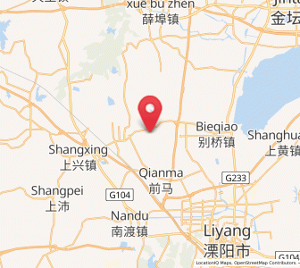 Map of Zhuze, Jiangsu
