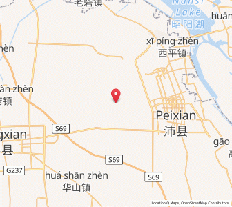 Map of Zhuzhai, Jiangsu