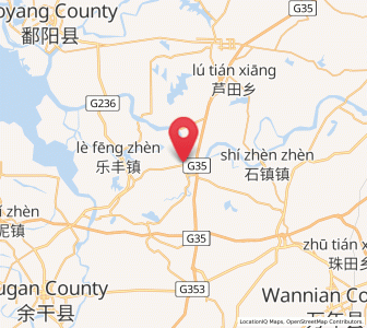 Map of Zibu, Jiangxi