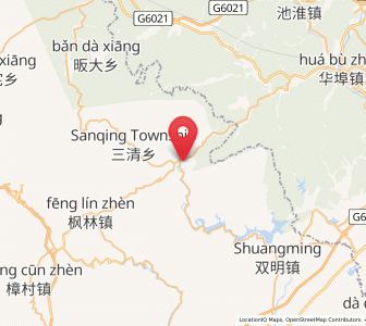Map of Zihu, Jiangxi