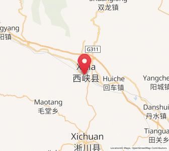 Map of Zijin, Henan