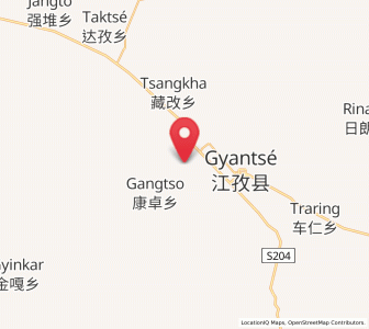 Map of Zijin, Tibet