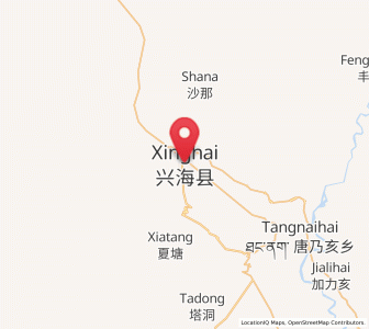 Map of Ziketan, Qinghai