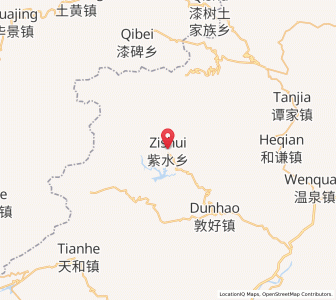 Map of Zishui, Chongqing