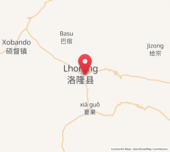 Map of Zito, Tibet