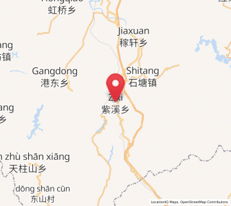 Map of Zixi, Jiangxi