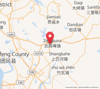 Map of Zongluzui, Hubei
