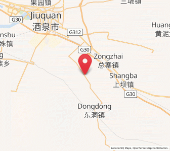 Map of Zongzhai, Gansu