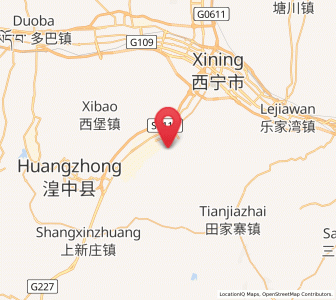 Map of Zongzhai, Qinghai