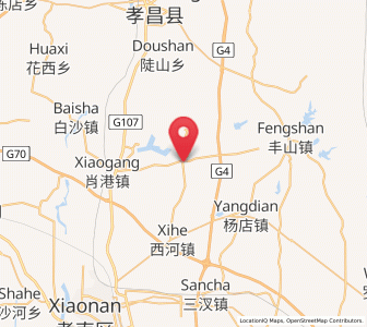 Map of Zougang, Hubei