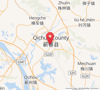 Map of Zoumaling, Hubei