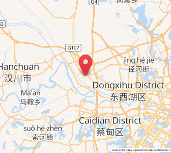 Map of Zoumaling, Hubei