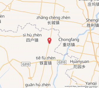 Map of Zouzhuang, Jiangsu