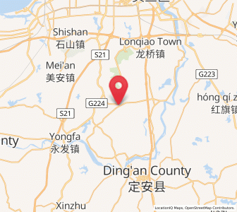 Map of Zuntan, Hainan