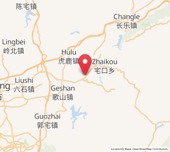 Map of Zuocun, Zhejiang