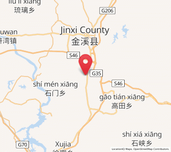 Map of Zuofang, Jiangxi