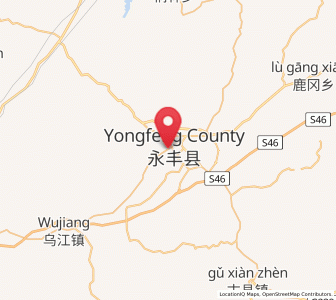 Map of Zuolong, Jiangxi