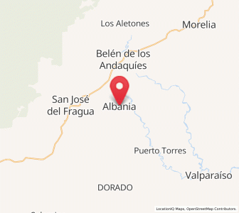 Map of Albania, Caquetá