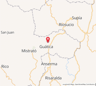 Map of Anserma, Risaralda