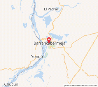 Map of Barrancabermeja, Santander