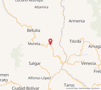 Map of Concordia, Antioquia