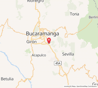 Map of Floridablanca, Santander