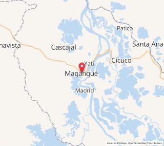 Map of Magangué, Bolívar